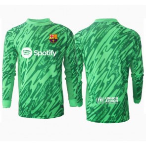 Barcelona Brankářské Venkovní Dres 2024-25 Dlouhý Rukáv
